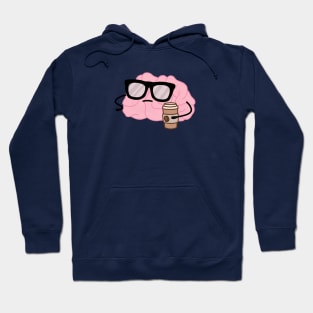 Hipster millennial brain Hoodie